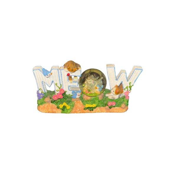 San Francisco Music Box Company mini Globe MEOW 4x6 Electric Music Box 6 - Picture 1 of 4